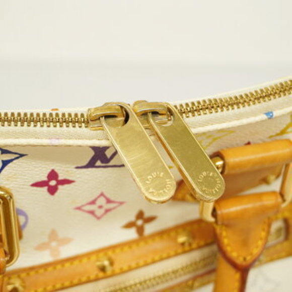 Louis Vuitton Monogram Alma Handbag Multicolor White - Picture 11 of 14